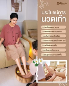 ประโยชน์การนวดเท้า